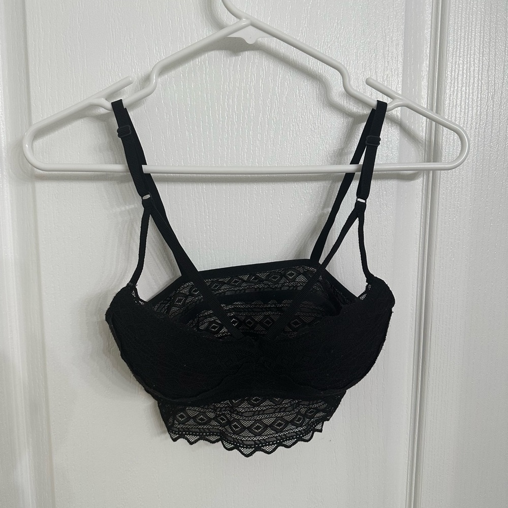 Black lace Pink by Victoria Secret small bra